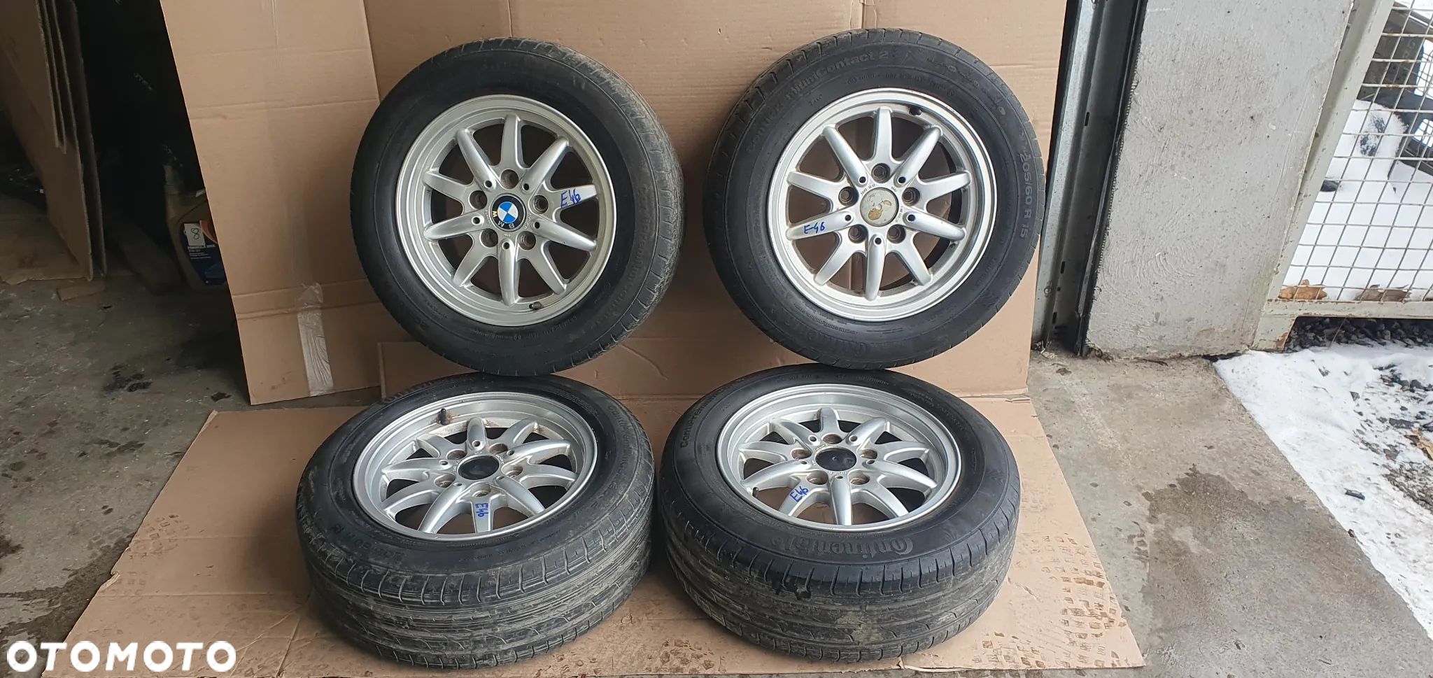 Alufelgi z oponami Styling 27 5x120 15 7J ET47 205/60 R15 BMW 1182608 - 1