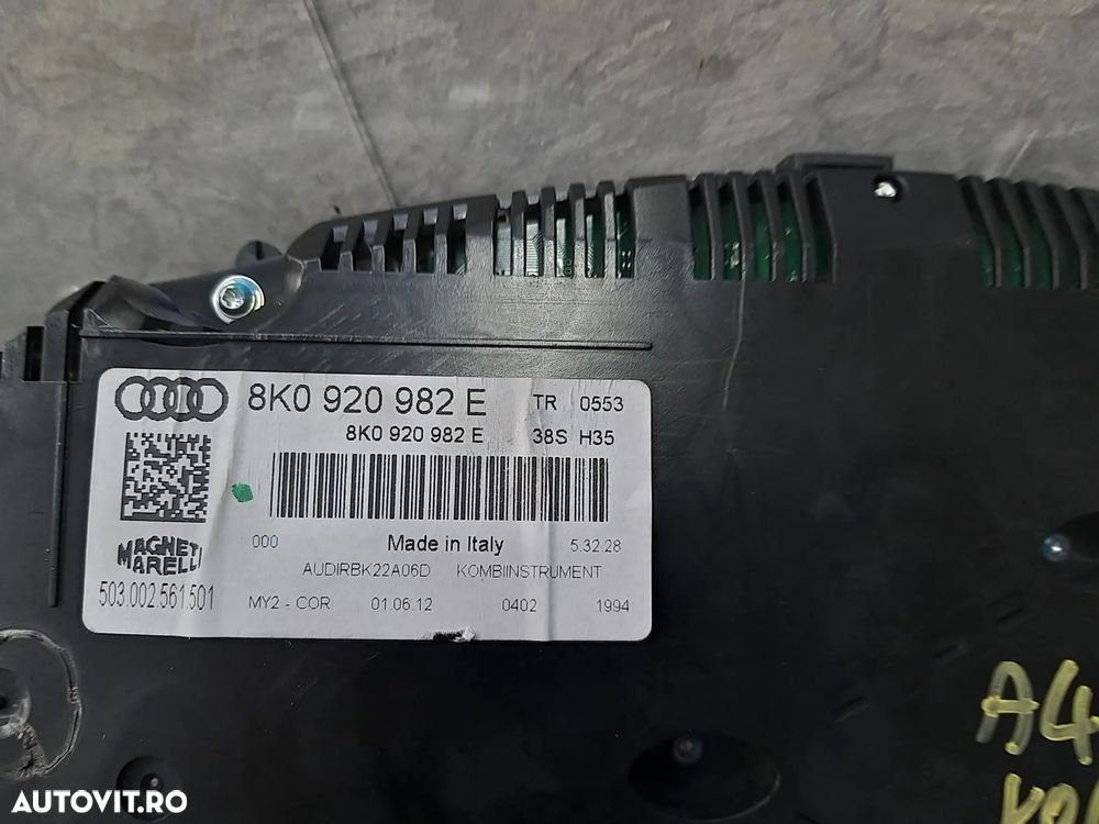 Ceasuri bord diesel audi a4 b8 8k0920982e - 3