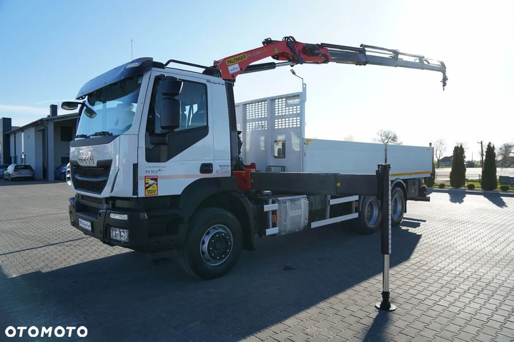 Iveco TRAKKER 410 / SKRZYNIOWY- 6,5 M + HDS PALFINGER PK 19.001 SLD / MOCNA PODŁOGA / 3 MIEJSCA / PILOT/ - 3