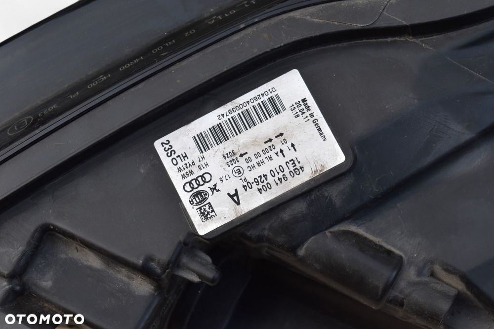 Lampa Prawy Przód AUDI A6 C7 2011-2015R 4G0941004 UK - 6