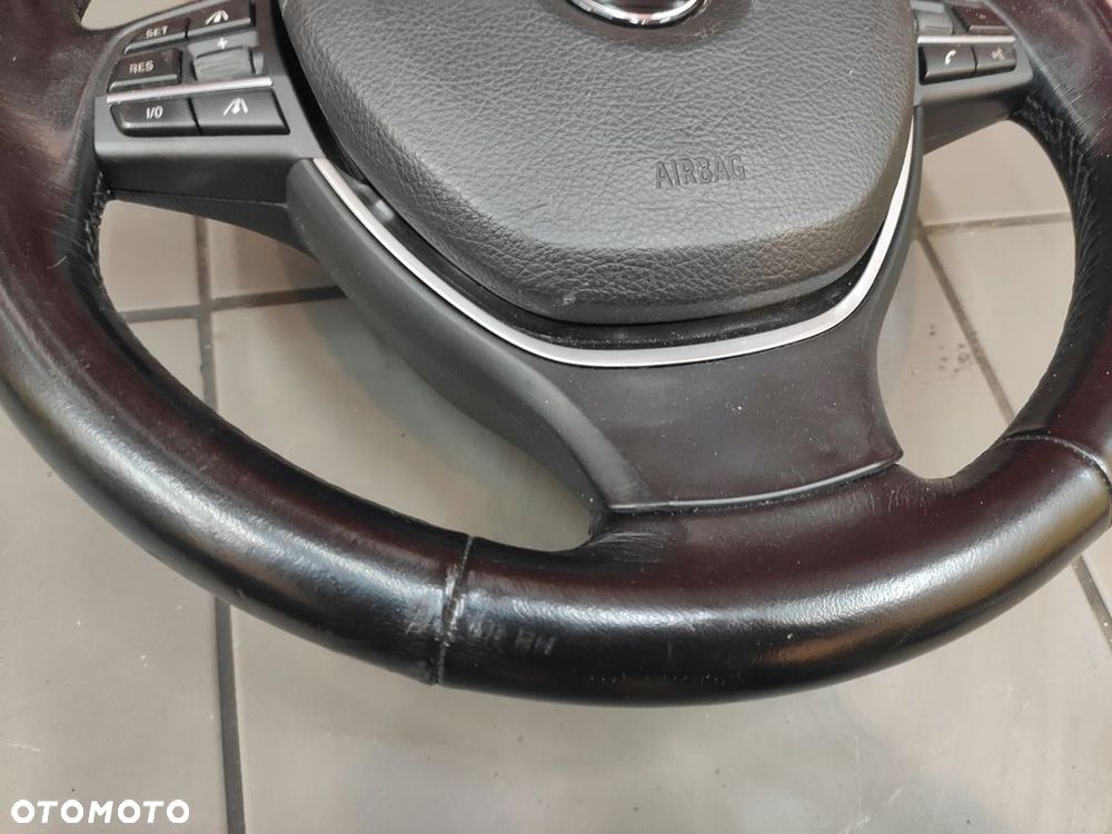 BMW 5 GT F07 F10 F11 F01 KIEROWNICA MULTIFUNKCJA ASYSTENT PASA SKÓRA BICEPS - 2
