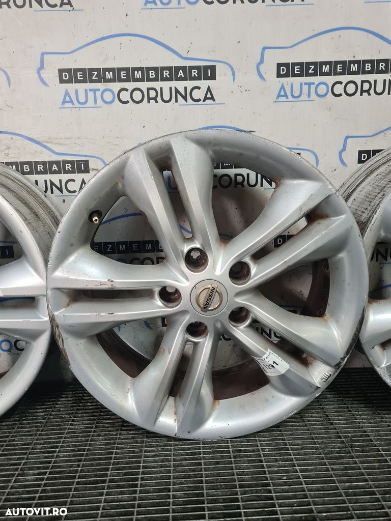 Jante aliaj Nissan Qashqai Facelift 2010 - 2013 (1291) R17 ET40 - 4