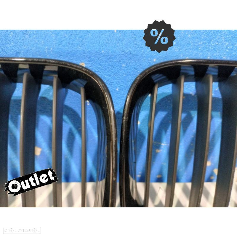 R100444C5 GRELHAS FRONTAIS BMW E46 BERLINA TOURING 01-05 PRETO BRILHANTE - 5