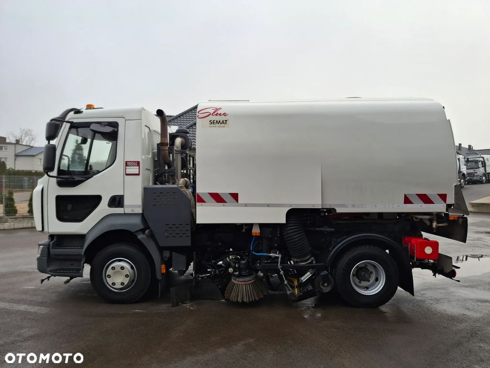 Renault D12 Midlum Zamiatarka SEMAT Zoeller FAUN Euro 6 Szczotki L/R Karcher Listwy Ciśnieniowe Mycie Jezdni PM 2.5 PM 10 2017r - 12