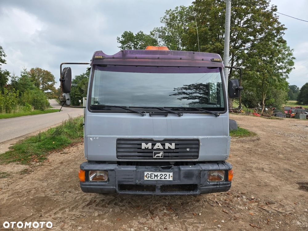 MAN 8.163 Skrzynia + Dzwig HDS - 3