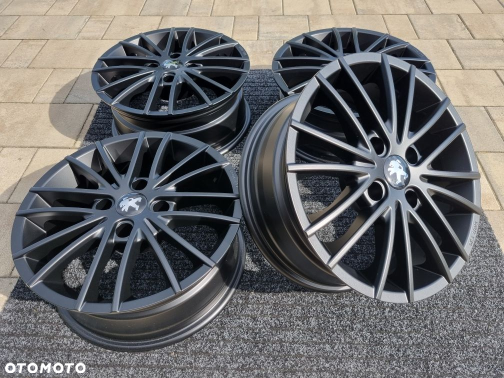 Peugeot 15 " Felgi Nowe 5x108 - 208 / 207 / 206 / 1007 / 307 Czarne - 4