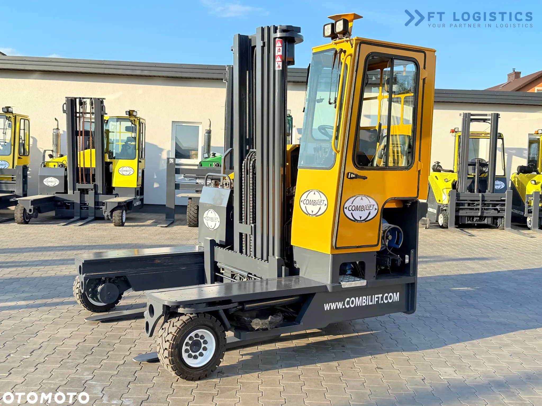 Combilift C4000 / GAS / TRIPLEX - 5600MM / WOLNY SKOK / PRZESUW WIDEŁ / JAK NOWY - 6