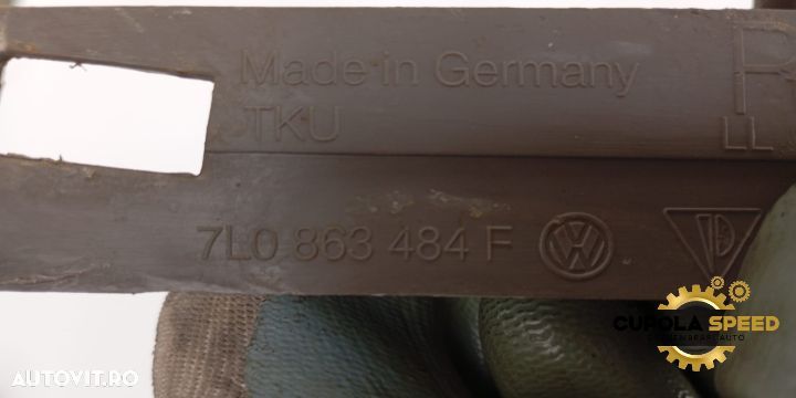 Ornament interior prag dreapta fata 7L0863484F Volkswagen VW Touareg - 2