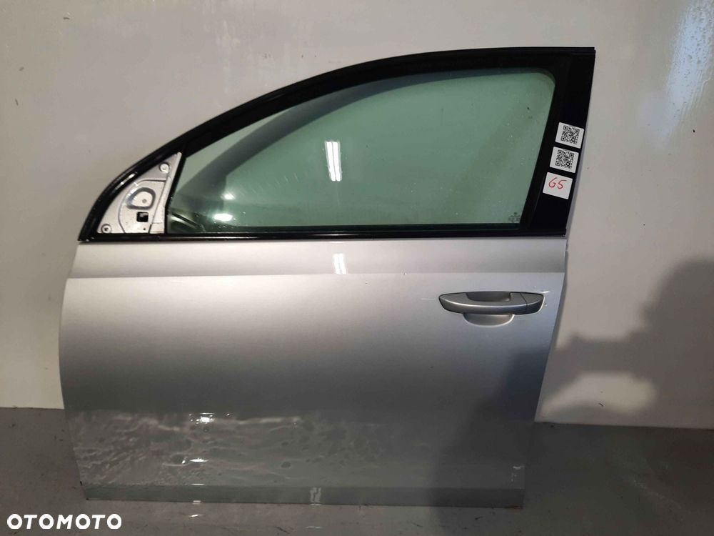 } DRZWI PRZÓD PRZEDNIE LEWE VW VOLKSWAGEN GOLF 6 VI LA7W SREBRNE - 1