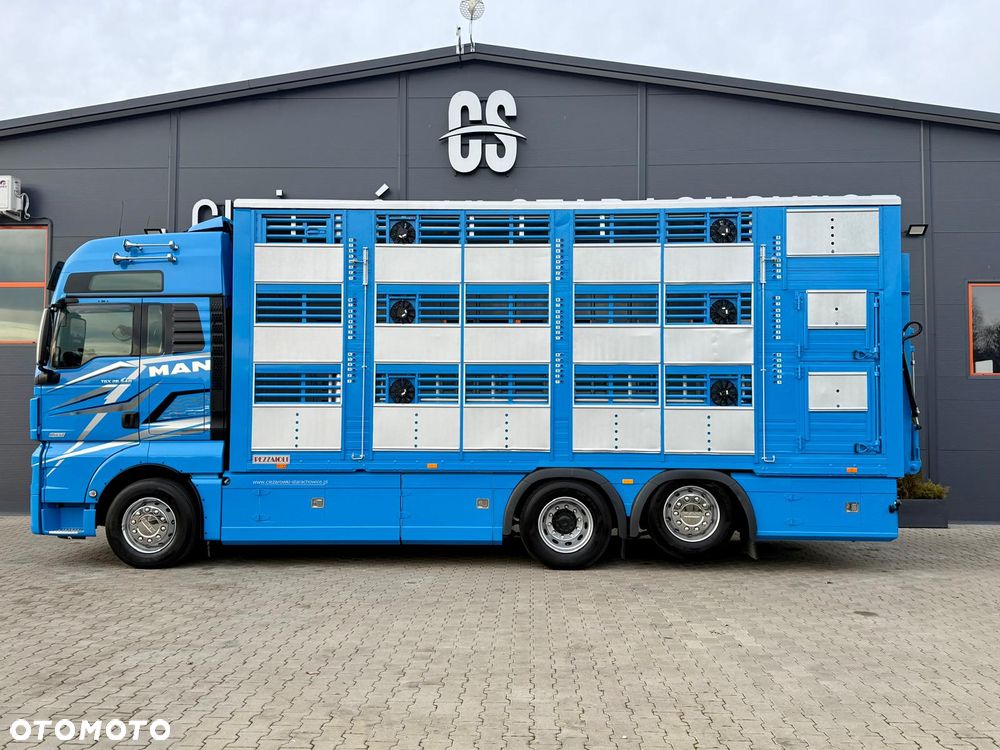 MAN TGX 26.540 // E6 // Zabudowa PEZZAIOLI // 3 poziomy hydraulika, podnoszony dach, rampa hydrauliczna // do żywca, do bydła, do transportu zwierząt - 3