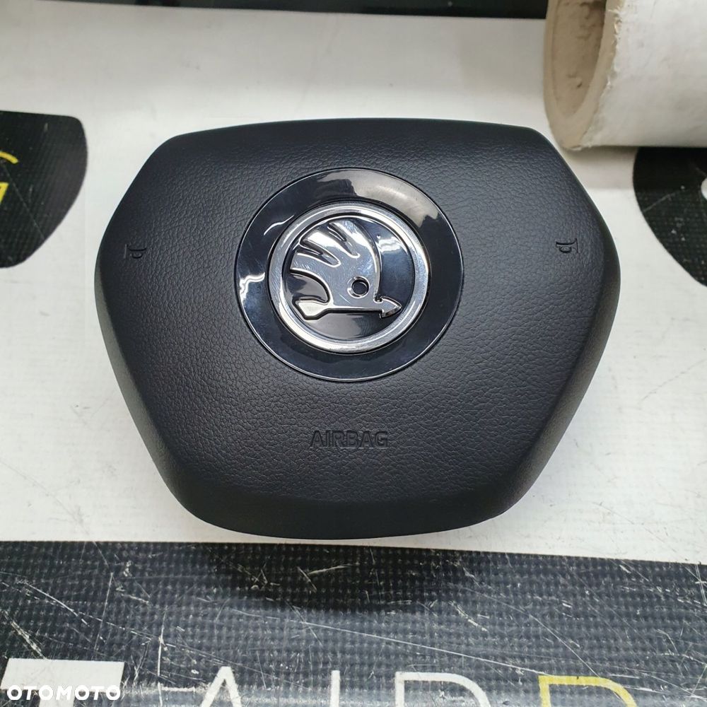 SKODA KODIAQ LIFT DESKA ROZDZIELCZA KONSOLA KOKPIT PULPIT PODUSZKI AIRBAG AIR BAG PASY KIT SET - 6