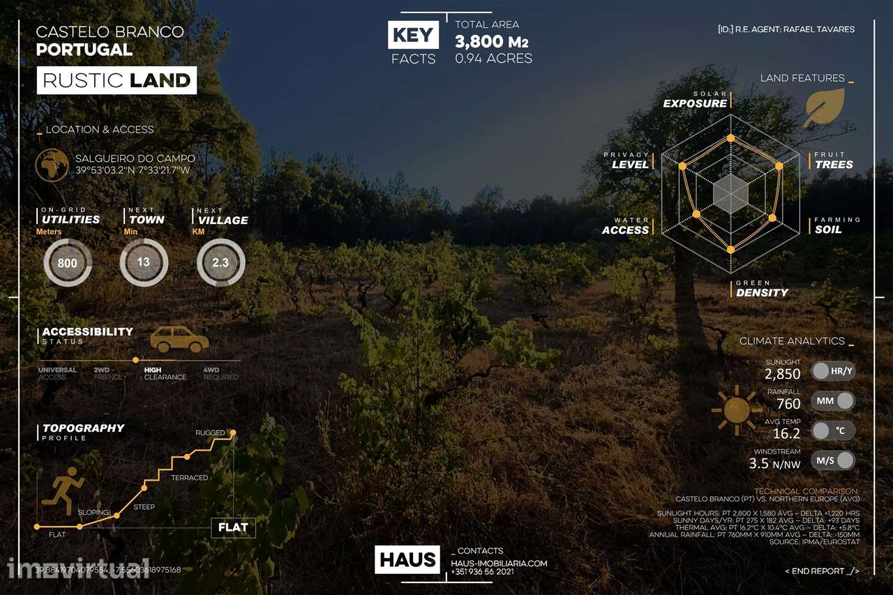Terreno com Vinha e Poço em Granito | Salgueiro do Campo - Grande imagem: 4/20