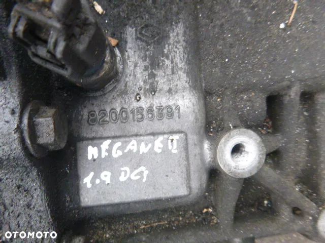 MANUALNA SKRZYNIA BIEGÓW RENAULT MEGANE II 1.9 DCI 8200156391 - 6