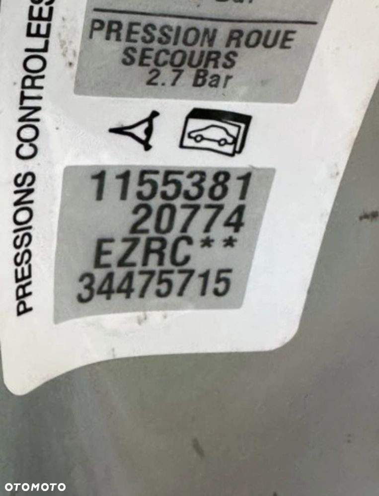 Peugeot 207 drzwi kierowcy EZRC - 6