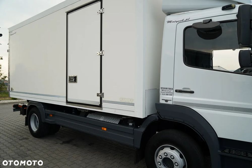 Mercedes-Benz ATEGO / 1221 / KONTENER 5.6 M / 4x2 / WINDA DHOLLANDIA - 1500 KG / MANUAL / OPONY 100% - 14