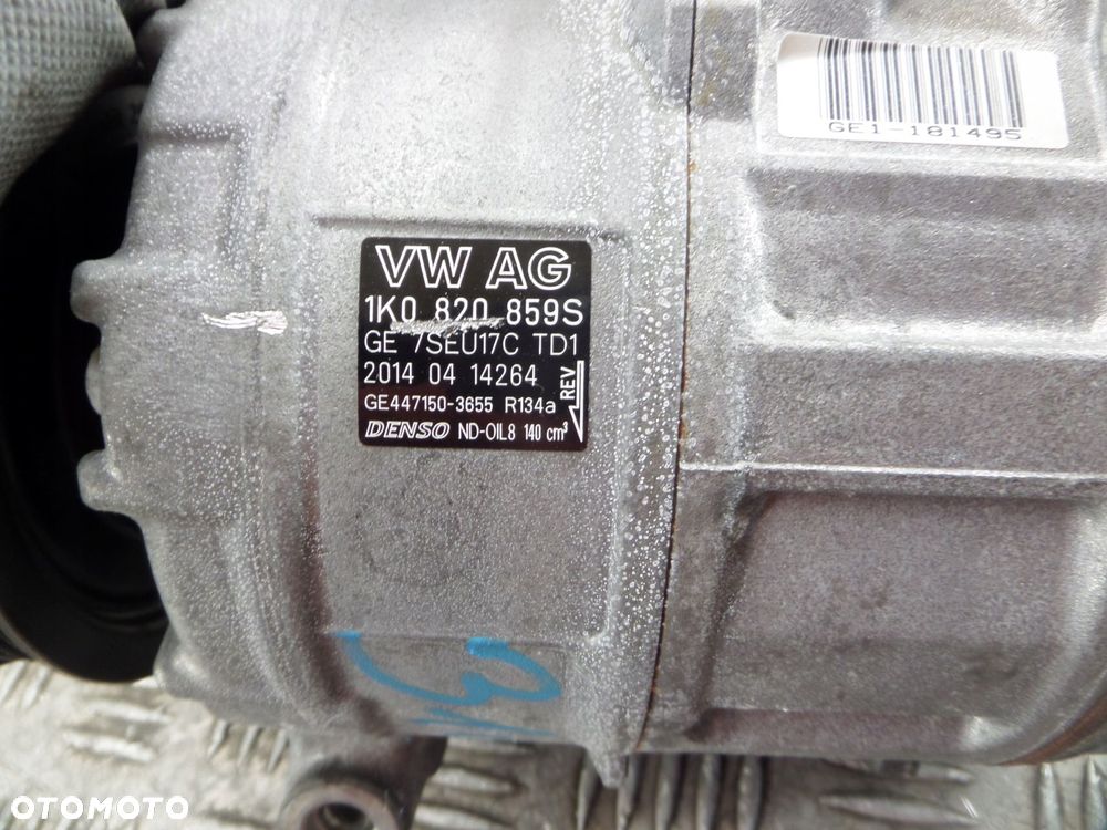 audi seat skoda vw 1k0820859s sprężarka klimy nr115 - 5