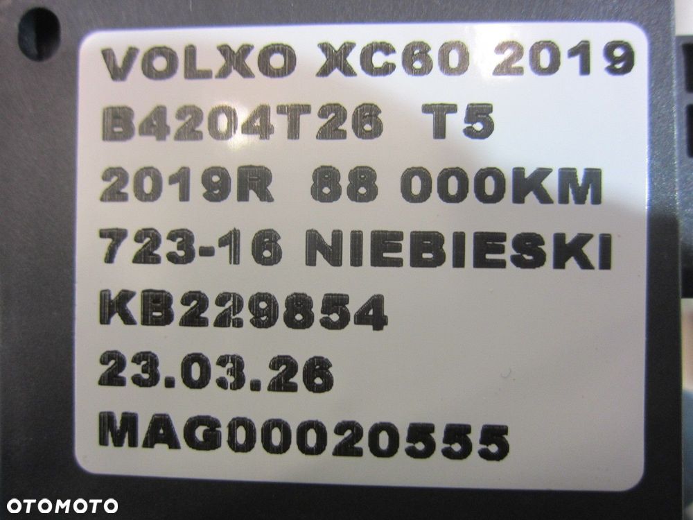 VOLVO XC60 II XC 60 RADAR MARTWEGO POLA MODUŁ SENSOR PRAWY TYŁ 31665693 - 8