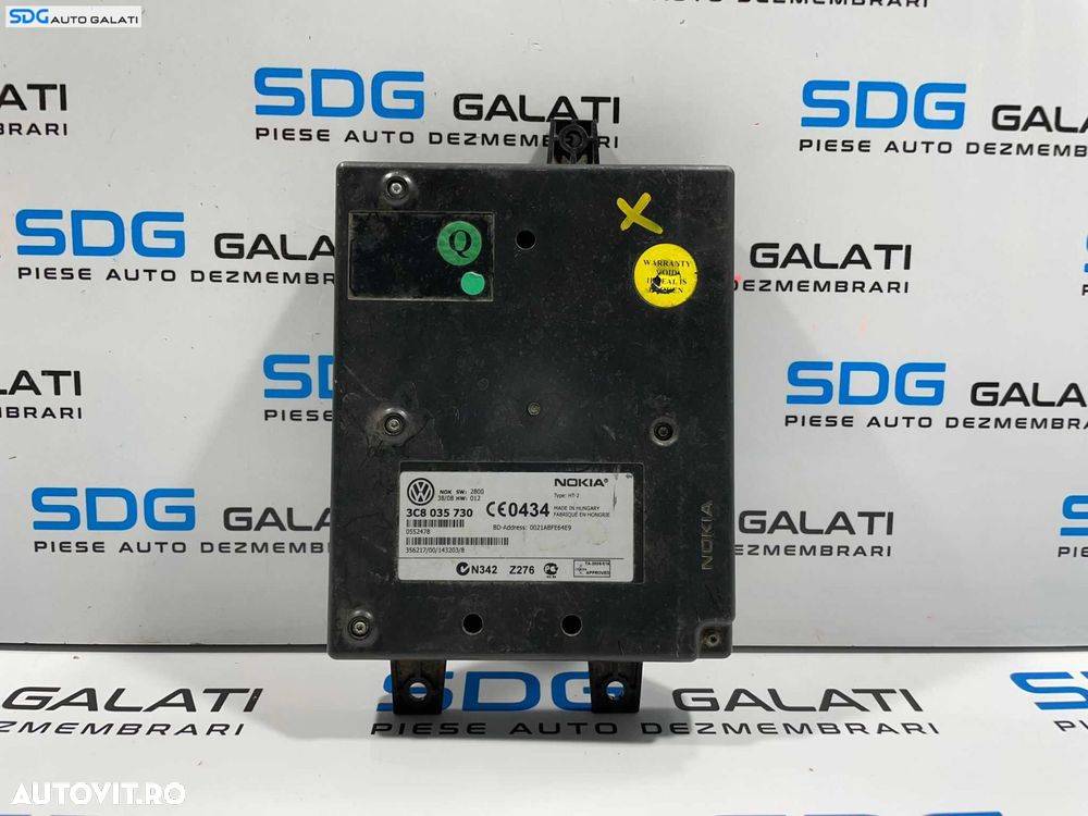 Unitate Modul Calculator Bluetooth Volkswagen Passat CC 2008 - 2012 Cod 3C8035730 [L3739] - 1