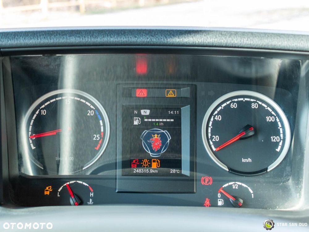 Scania R480 6x4 FASSI F660RA.2.26 HE-DYNAMIC HDS Żuraw Fly Jib Siodło - 22