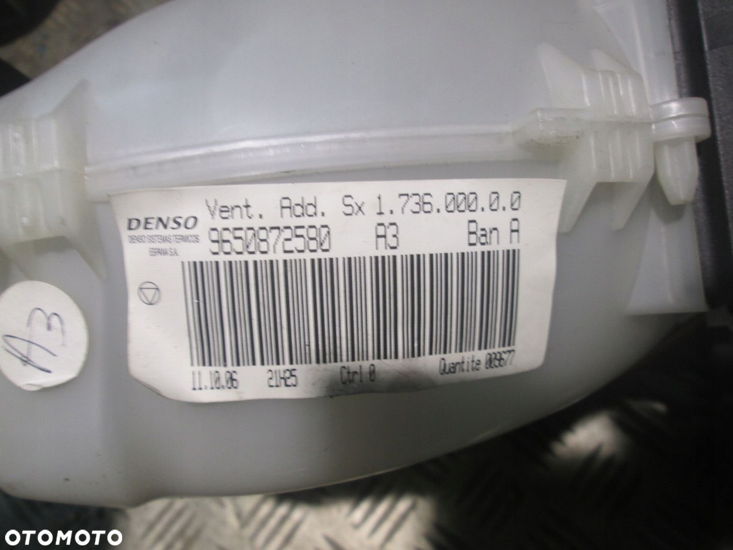 WENTYLATOR DMUCHAWA LEWY TYŁ CITROEN C4 PICASSO I 06- 9650872580 - 4