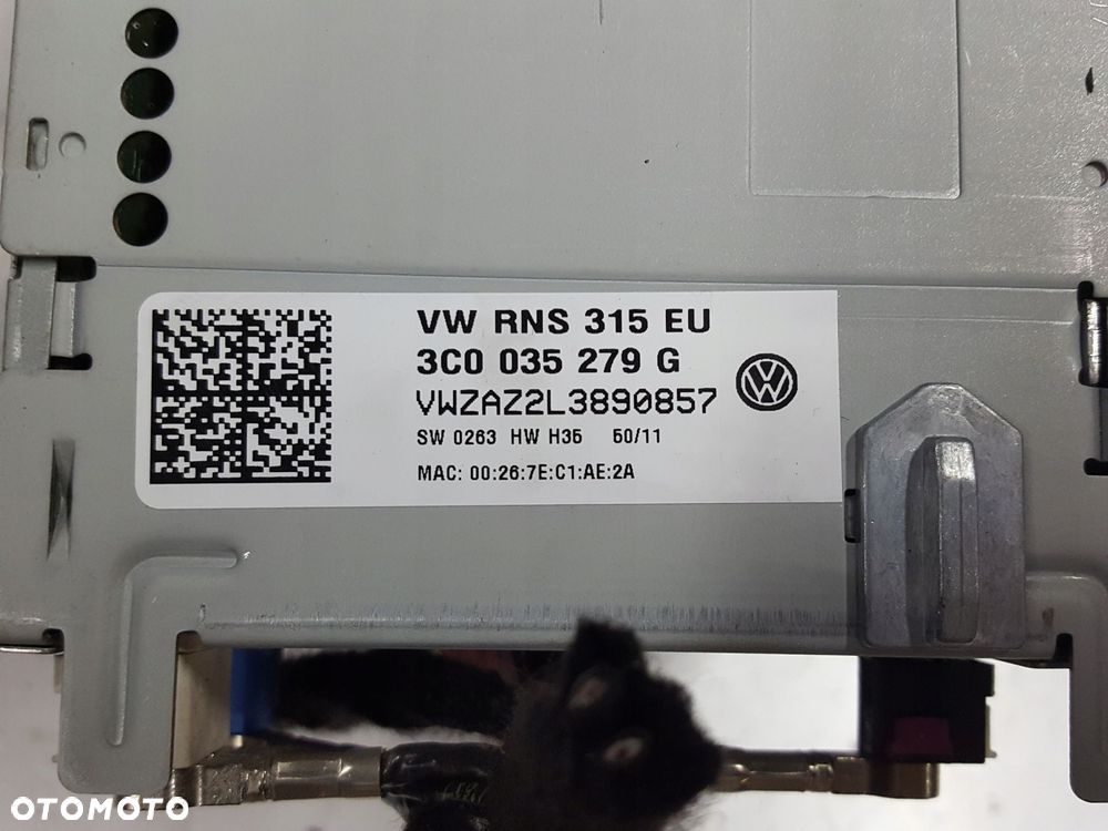 VW PASSAT B7 10-14r NAWIGACJA RADIO CD 3C0035279G - 4