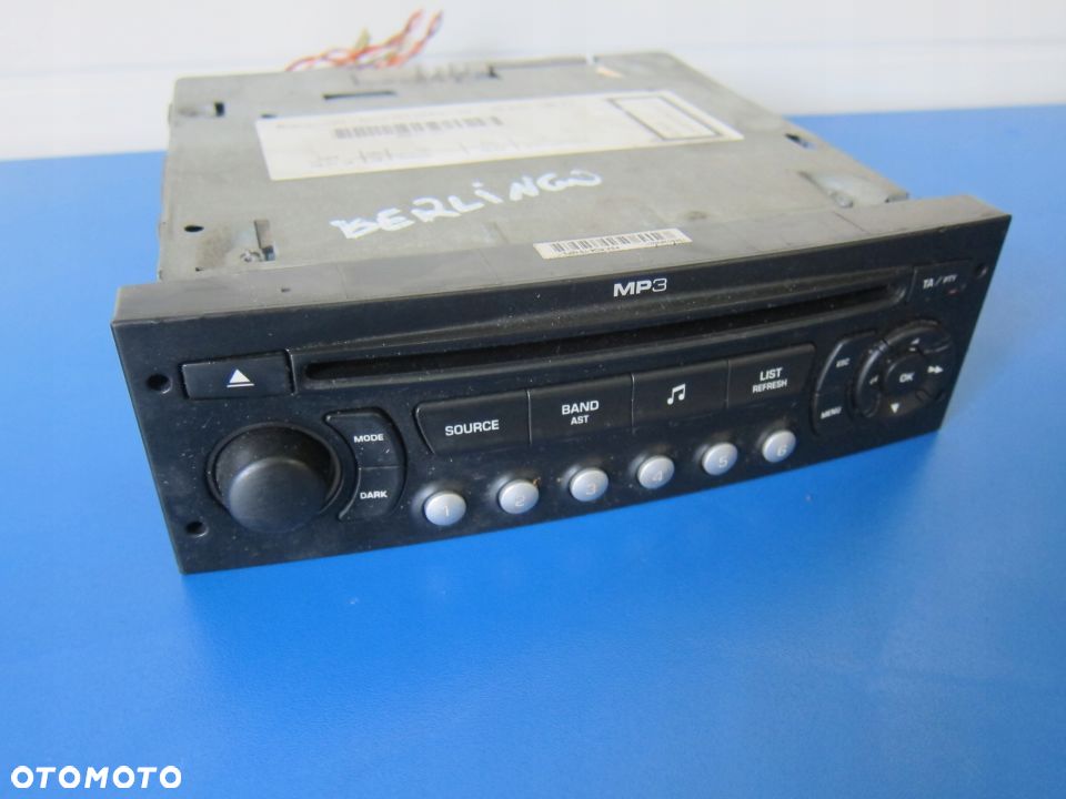 RADIO CD MP3 CITROEN BERLINGO 2010R - 1