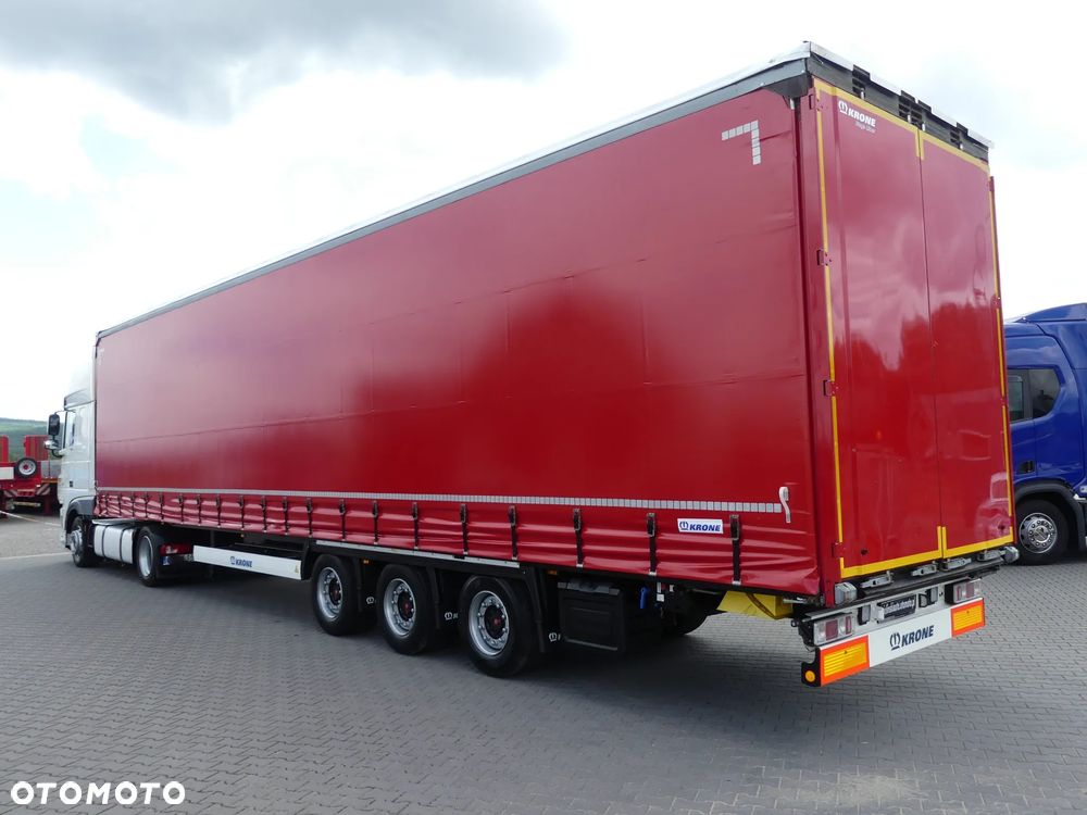 DAF XF 106.480 + KRONE FIRANKA / ZESTAW MEGA / OŚ PODNOSZONA / - 5