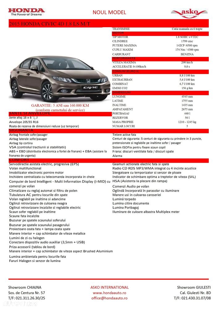 Honda Civic 1.8 i-VTEC MT Executive - 10