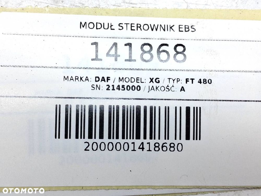 MODUŁ STEROWNIK EBS DAF XG FT 480 2145000 - 5
