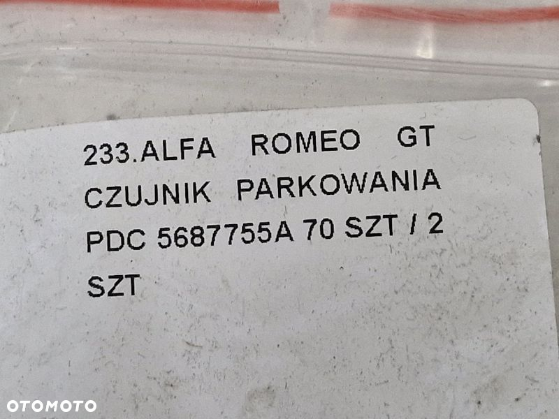ALFA ROMEO GT CZUJNIK PARKOWANIA PDC 5687755A - 5