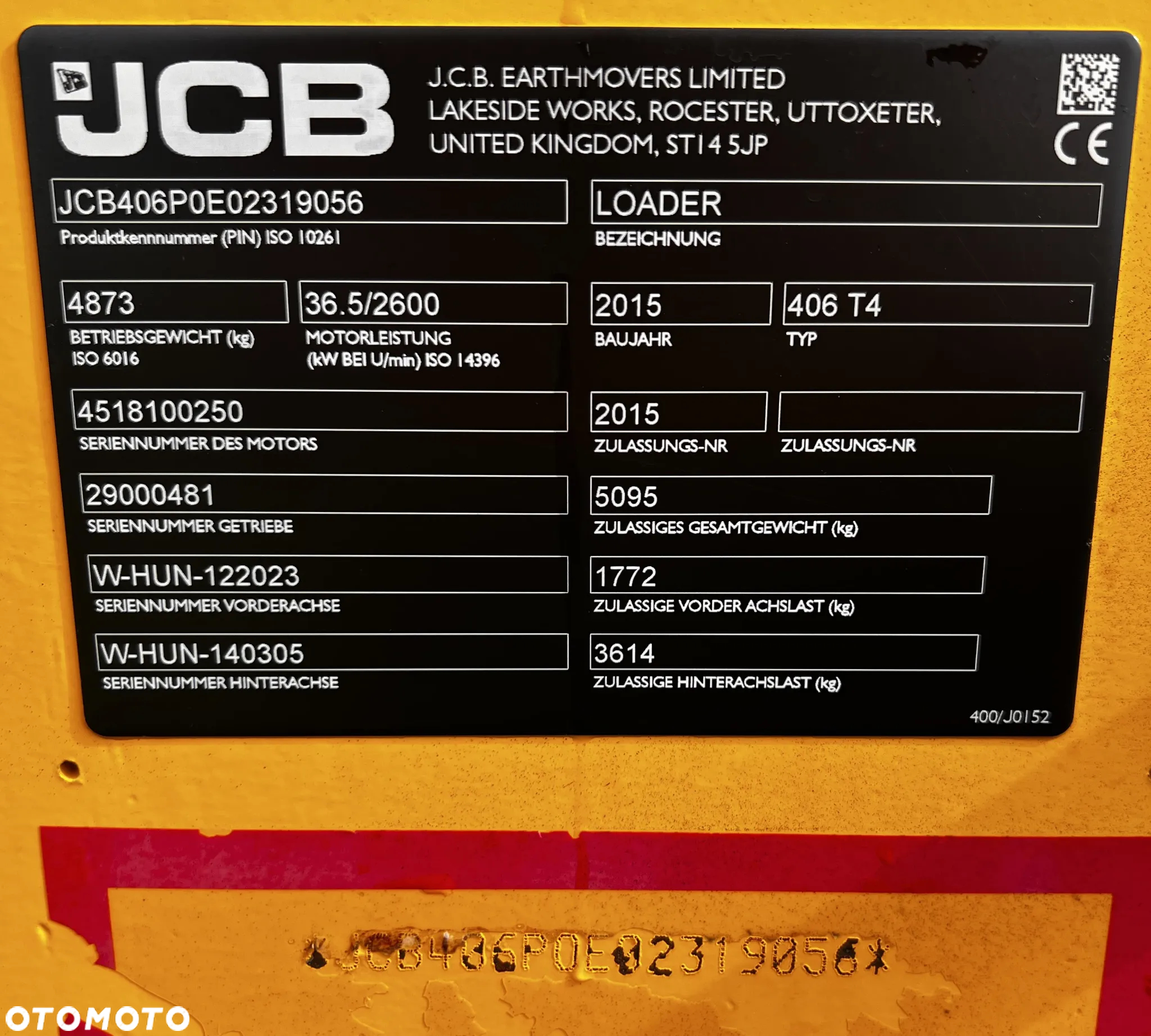 JCB 406 T4 - 10