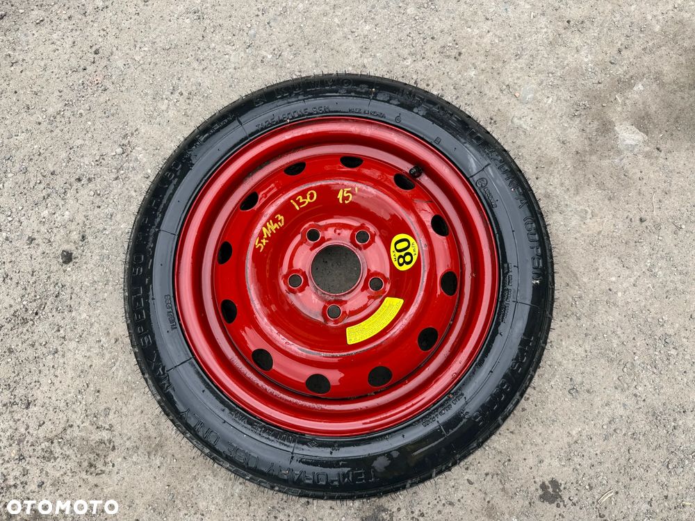 Koło dojazdowe dojazdówka 15' 5x114,3 Hyundai i30 125/80 R15 - 1