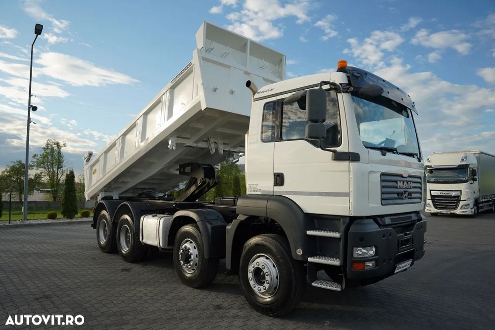 MAN TGA 35.480 / 8x6 / BASCULATOR CU 2 LATE / HYDRODOLT / MEILLER KIPPER / MANUAL / CAMERĂ - 8