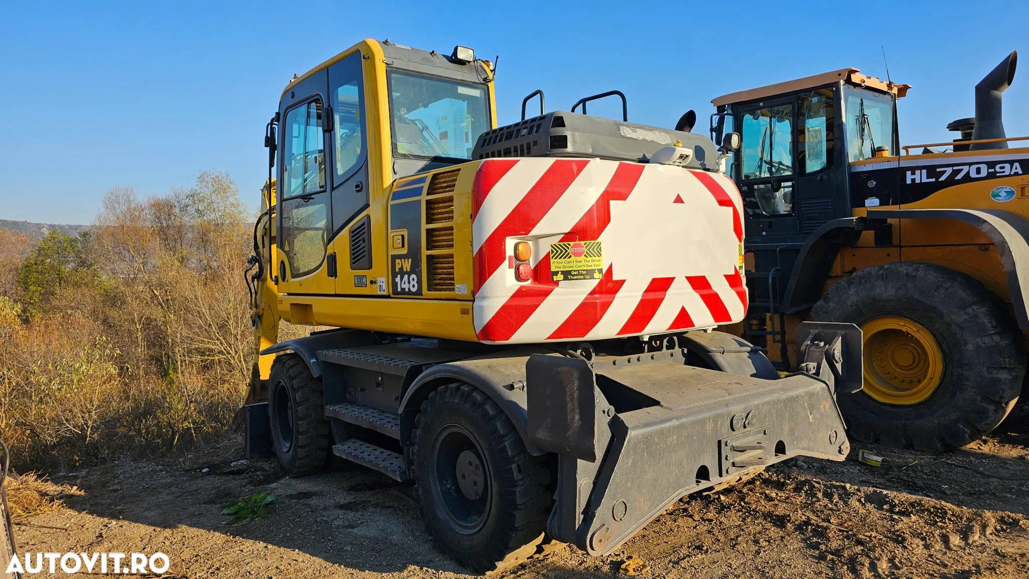 Komatsu PW 148 Excavator pe roți - 6