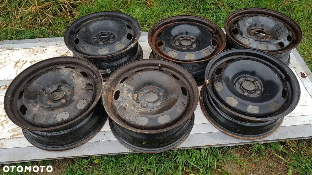 felgi stalowe 15"x6", 5x100mm, cb 57,1 golf 4 bora, leon, toledo, octavia beetle a3 8L - 2