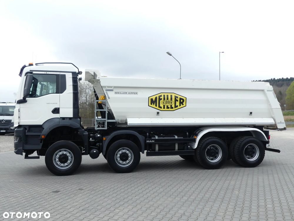 MAN TGS 41.470 / 8x8 / WYWROTKA MEILLER / MANUAL / NISKI PRZEBIEG / - 7