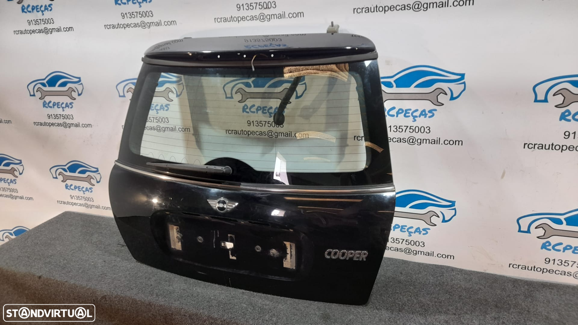 PORTA TAMPA MALA MINI COOPER ONE R50 R53 41627139735 7139735 FECHO PUXADOR MOTOR VIDRO 3º STOP - 2