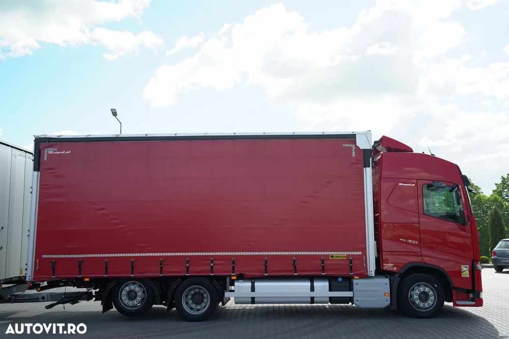 Volvo FH 460 / COMBINAȚIE TANDEM / 120 M3 / TRANSITION / I-SAVE / I-PARK COOL / DIRECȚIE CU RIDICARE A PUNTELOR / WIELTON / CORTINĂ ARMATĂ - 14