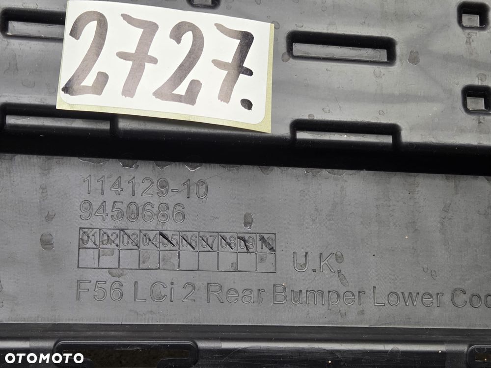 Mini Cooper f56,f55 20-24r DOKŁADKA DOLNA ZDERZAKA TYŁ 11412910,2xpdc - 8
