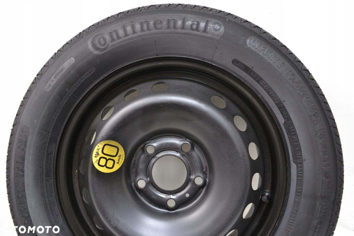 KOŁO DOJAZDOWE R16 NISSAN QASHQAI II 2014-2021 ZESTAW -30% - 2