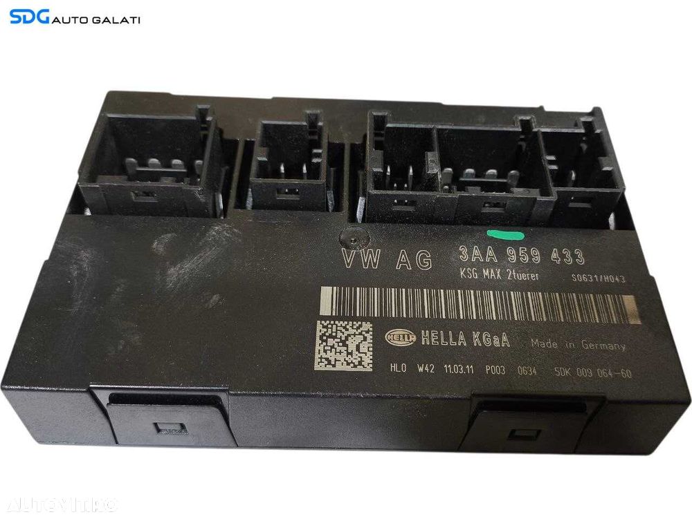 Kit Pornire ECU Calculator Motor Control Confort Blocator Volan Chei Cheie CIP Imobilizator Volkswagen Passat CC 2.0 TDI 2008 - 2015 Cod 03L907309N 0281016374 3AA959433 3C0905861J [LS0268] - 4