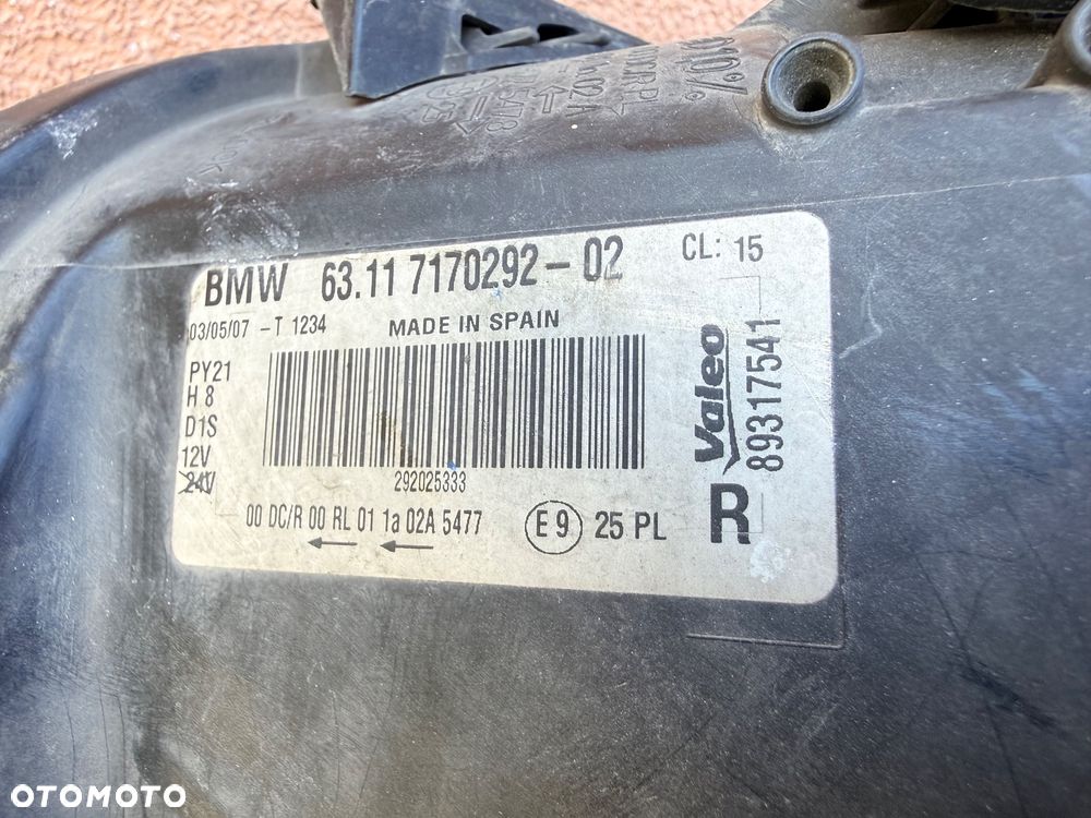 Lampa przednia BMW 1 E81 E82 E87 E88 LIFT XENON NIESKRĘTNY EUROPA VALEO - 4