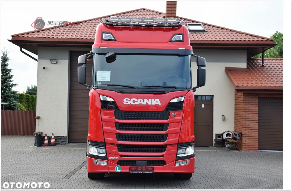 Scania S450 / FULL LED / KLIMA POST. / RETARDER / ZBIORNIKI  1400 L /  DUŻE ZEGARY - 4