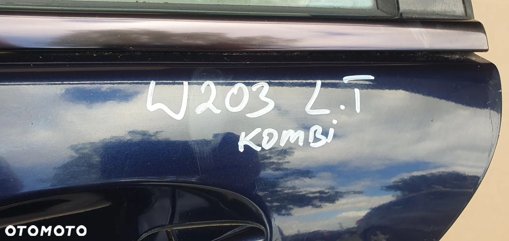 Drzwi lewy tył tylne lewe Mercedes C-Klasa W203 Kombi - 8