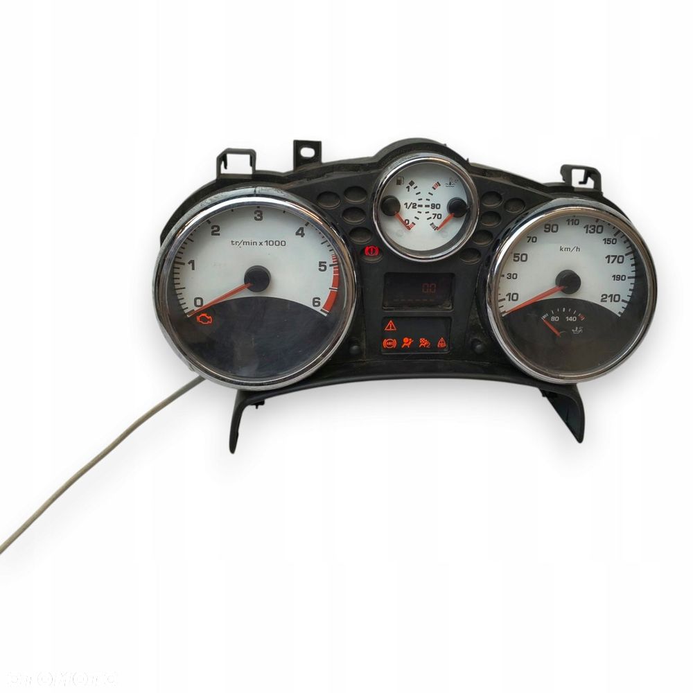 LICZNIK ZEGARY A2C53065549 Peugeot 207 1.4 1.6 HDI Diesel 06-12 - 3