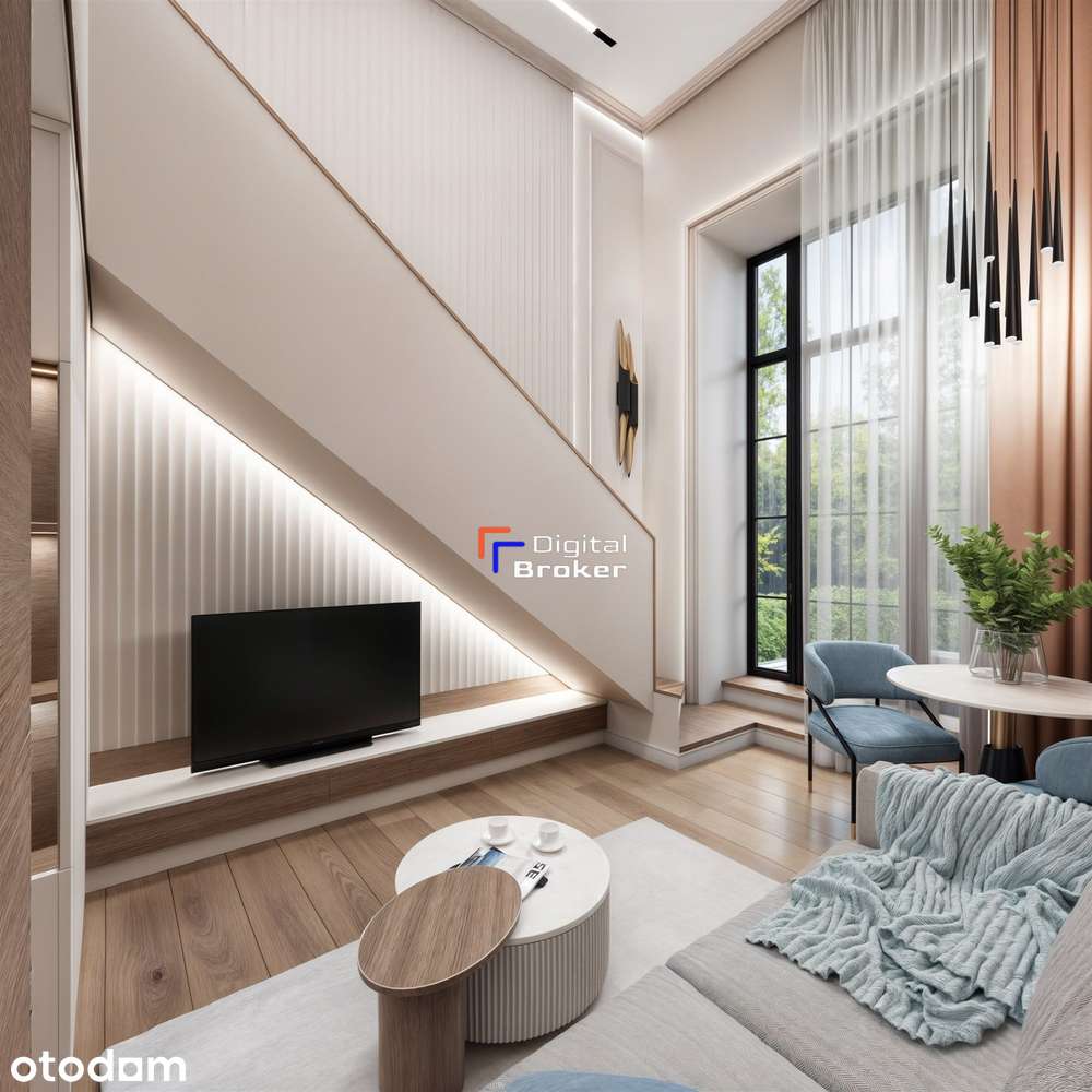 Wysoki Apartament 4,6m Z Ogródkiem ~ 8m2