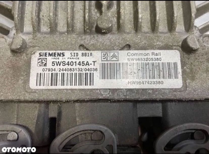 5WS40145A-T Sterownik silnika 2.0 hdi peugeot 307 - 2