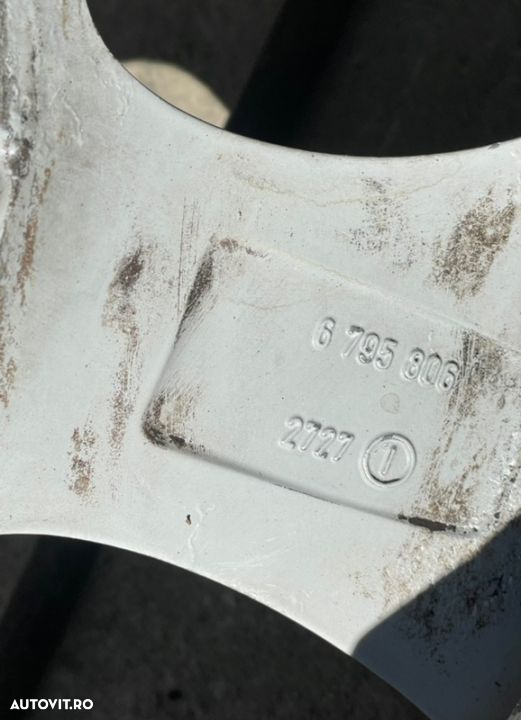 roata janta R16 205 60 bmw seria 3 F30 F31 e90 e91 seria 1 e87 e81 Style 306 anvelopa de vară este din aliaj ușor dur aluminiu este originala bmw - 7
