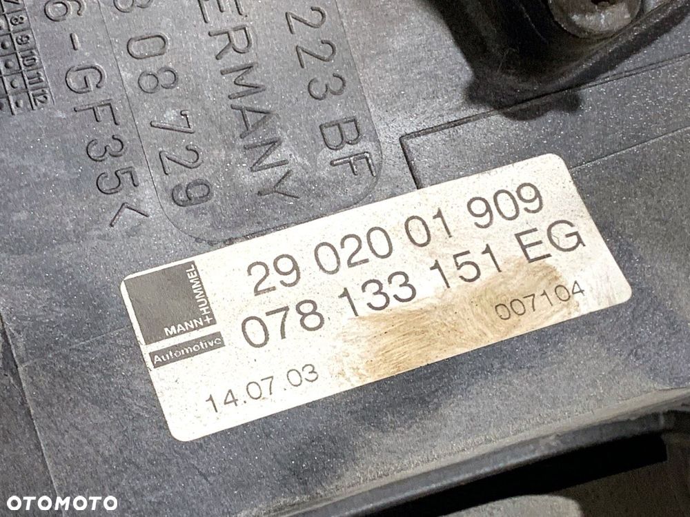 KOLEKTOR SSĄCY  AUDI A4 B6 (8E2) 2000 - 2005 2.4 125 kW [170 KM] benzyna 2001 - 2004 078133151EG - 6