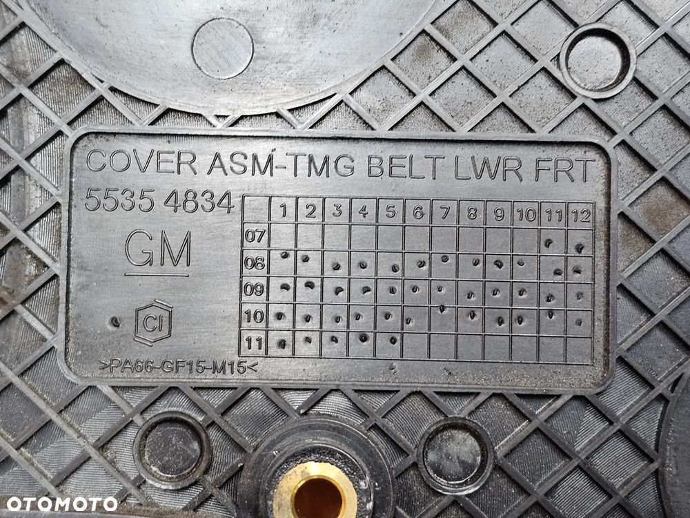 OSŁONA OBUDOWA ROZRZĄDU OPEL ASTRA H ZAFIRA B VECTRA C SIGNUM 1.8 Z18XER 55354247 , 55354836 , 55354834 , 55354835 - 12